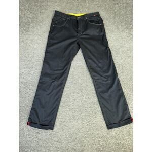 McDonald’s Pants Mens 34x30 Black Employee Uniform Crew Chino Straight Leg